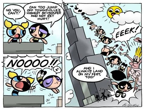 buttercup jumps off a building by blackhellcat powerpuff girls anime powerpuff girls fanart