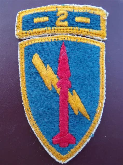 Us Army 2nd Missile Command Patch Uniform Vietnam Era Lot Military Tab