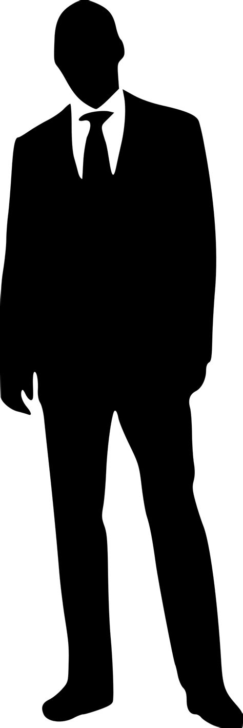 Free Man In Suit Silhouette Png Download Free Man In Suit Silhouette Png Png Images Free
