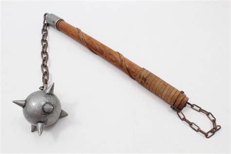 Vintage Flail Mace With Chain Ebth