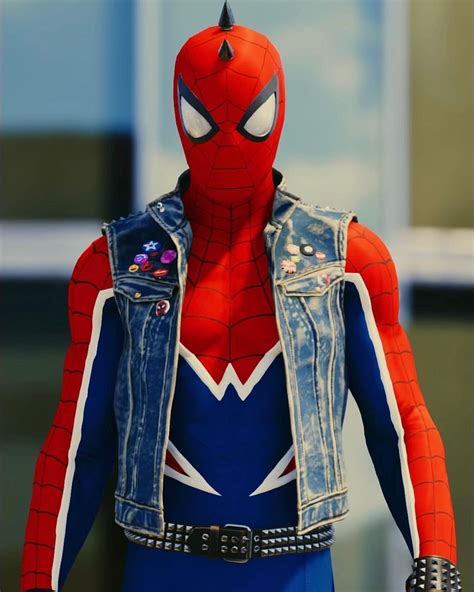 Spider Punk Costumes Spider Man Ps4 Spider Punk Cosplay Costumes Ubicaciondepersonascdmxgobmx