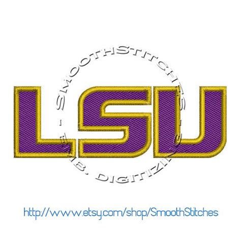 Lsu Tigers Football Design For Embroidery By Smoothstitches 400