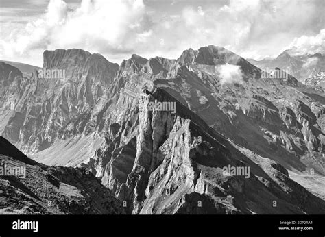 Breathtaking View Of The Mountain Peaks Dramatic North Face For