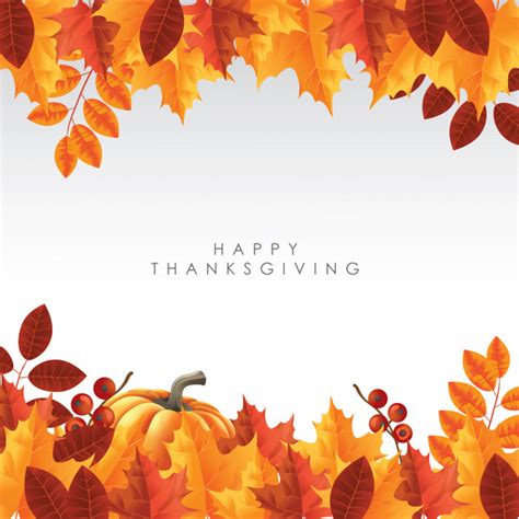 Happy Thanksgiving Background Theme Vector Premium Download