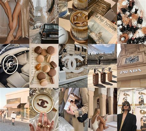 Boujee Beige Aesthetic Wall Collage Kit Neutral Wall Collage Etsy