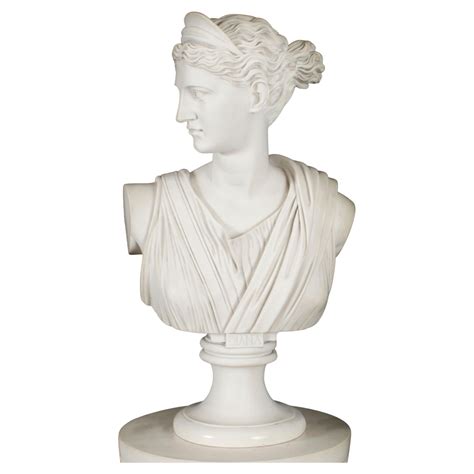 Augustus Caesar As Centurion Large Marble Bust Sculpture 20th Century