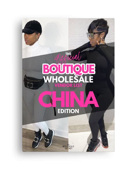 The CHINA Official Boutique Wholesale Vendor List - The Boutique Secret