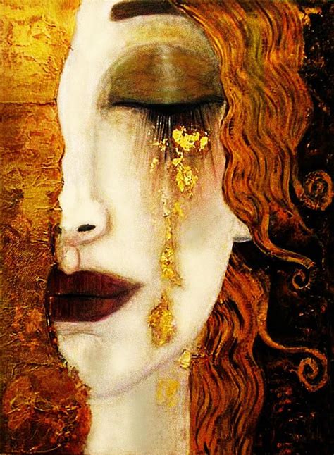 Https Images Fineartamerica Com Images Artworkimages Mediumlarge Klimt Golden Tears