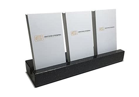 1 is a front view of a multiple business card holder showing my new design; Amazon.com: Multiple Vertical Business Card Holder made ...