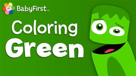 Babyfirsttv Color Crew Green Learn Colors Color Lesson For Kids