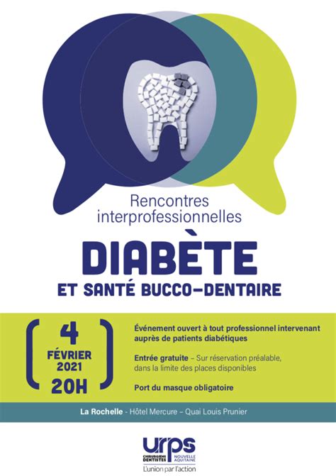 Rencontre interprofessionnelle «Diabète et santé buccodentaire» La