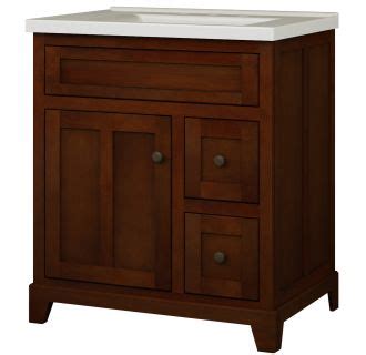 We were going to go with a 24w x 18 deep vanity, but that is a bit to deep, it gets too close to the door opening. Miseno MVGH30COM Smoked Amber 30" Bathroom Vanity Set ...