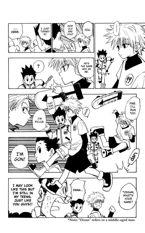Hxh Manga Panel Killua And Gon