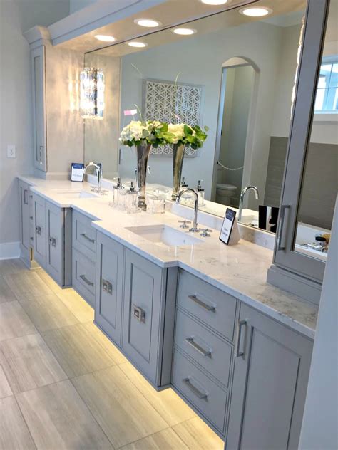 Apr 16 2020 cool and elegant gray bathrooms are a popular choice. gray bathroom vanity with lights | Beautiful bathroom ...