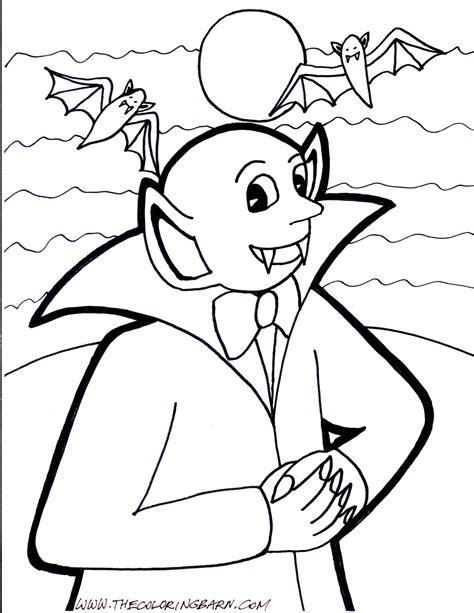 30 Best Ideas For Coloring Vampire Coloring Page