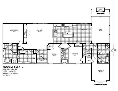 Apartment features include a shared balcony or patio, stunning hardwood floors, a refrigerator, mini blinds, gorgeous carpeting, and refreshing air conditioning. Model 5067T2 | Floor plans, Oak creek homes, House plans