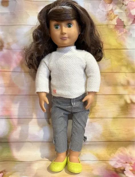 Our Generation Battat 18”doll Brown Hair Green Eyes 1790 Picclick