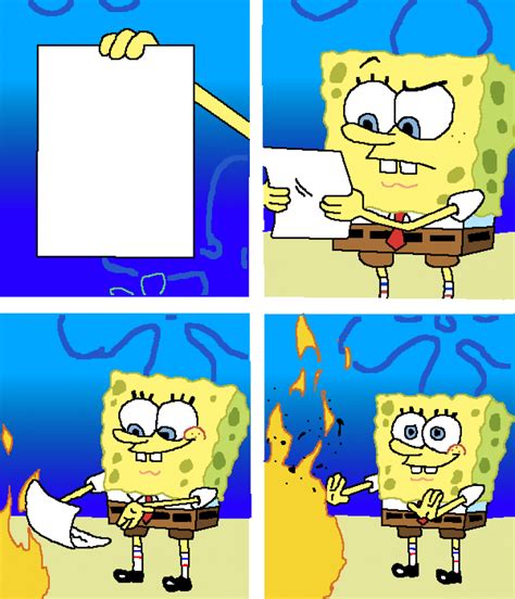Blank Spongebob Meme Templates Maker Imagesee