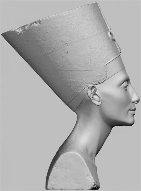 download stunning 3d scans of the bust of nefertiti now released by berlin s neues museum