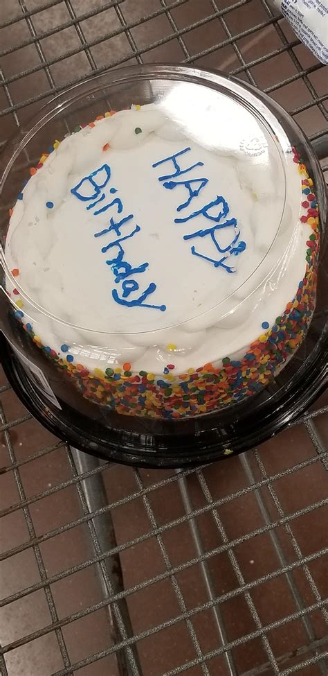 Because when the day is a mark of something special, it has to be filled with sweet joys. Ordered a birthday cake from Walmart. : awfuleverything