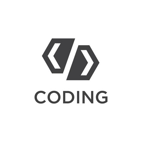 Coding Logo Design Template 4908013 Vector Art At Vecteezy