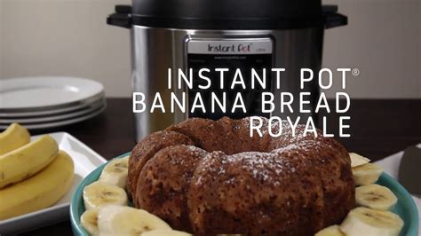 Instant Pot Banana Bread Royale Youtube