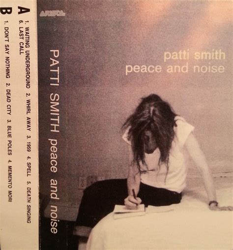 Patti Smith Peace And Noise 1997 Cassette Discogs