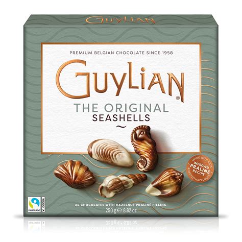 Amazon Com Guylian Belgian Chocolate Seashells 250g Pack Of 2