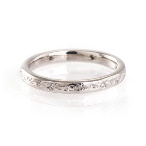 Then add the inscription you desire (p lease limit your inscription to 26 characters or less). Intricate Engraved Wedding Ring Mitchel | Hand engraved ...