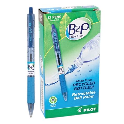 Pilot B2p Bottle To Pen Retractable Ballpoint Pens Fine Point 07