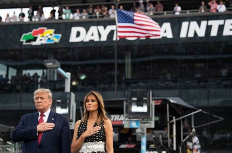 fox news commentator praises trump s daytona 500 visit says it had patriotism american