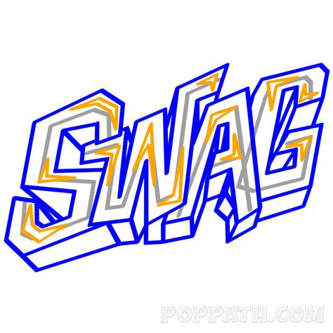 Graffiti Drawing Word Art Swag Png Download 10001000 Free