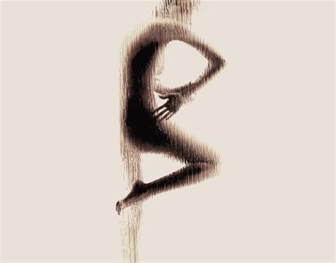 Erotik Ahhh Anastasia Mastrakouli Naked Silhouette Alphabet