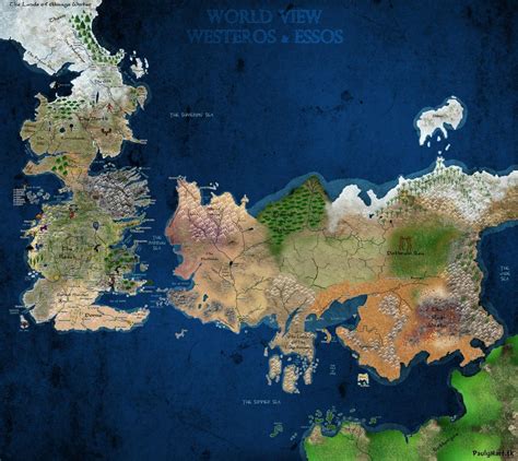 Game Of Thrones World Map Hd