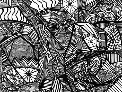 Nocturnal Abstract Drawing Abstract Art