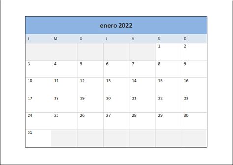Calendario 2022 En Excel Descarga Gratis Excel Para Todos Reverasite