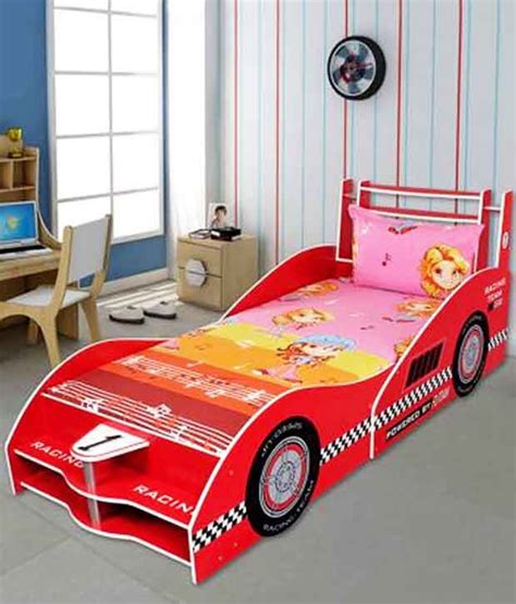 A platform bed with a bookcase headboard can provide welcome storage, with a few shelves to hold books or sundries. ATS Red Race Car Shaped Bed - Buy ATS Red Race Car Shaped ...