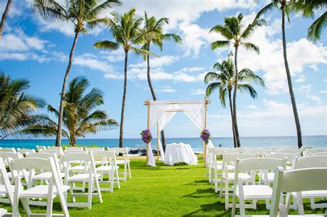 Colorful Kauai Hawaii Wedding Ceremony Beach Venue Sheraton Kauai