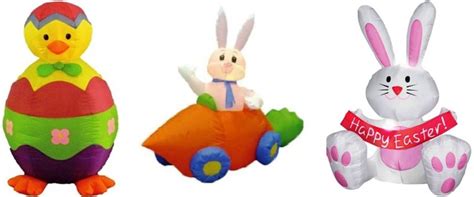 For those of you looking for an easter bunny yard inflatable to decorate your yard with this year, we put together a list of the best options available. Easter Outdoor Inflatable Decorations