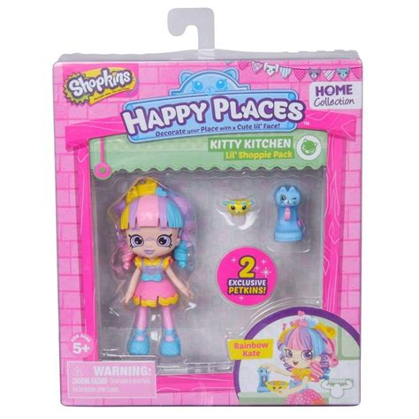 Shopkins Happy Places Doll Single Pack Rainbow Kate