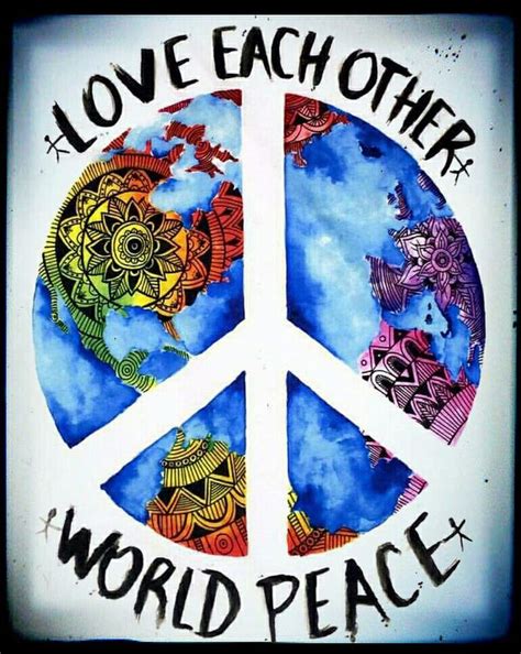 World Peace Peace World Peace Peace Art
