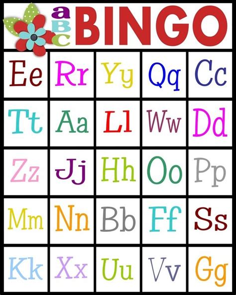 Best 25 Alphabet Bingo Ideas On Pinterest Printable Bingo Games