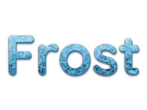 Frost Text Effect · Inkpx