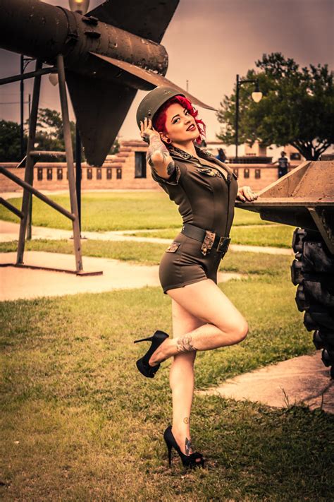 Military Pinup Shoot By Charlipromodel On Deviantart