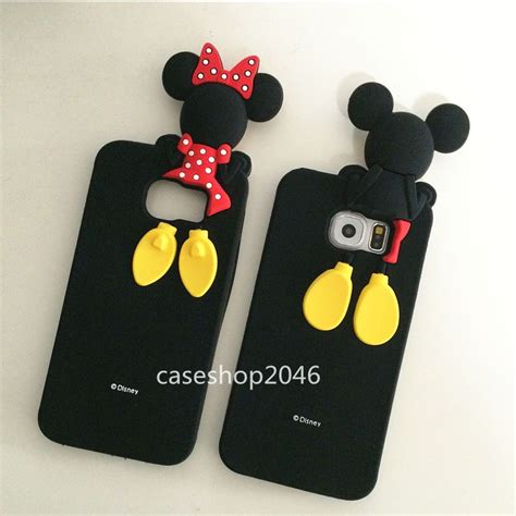 Cute 3d Disney Minnie Mickey Soft Case Cover For Samsung Galaxy S6 S7