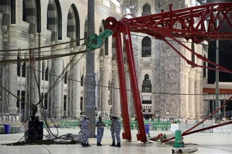 Updated Mecca Crane Collapse Saudi King Vows To Find Cause Of