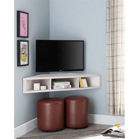 Ebern Designs French Floating Corner Tv Stand For Tvs Up To 55