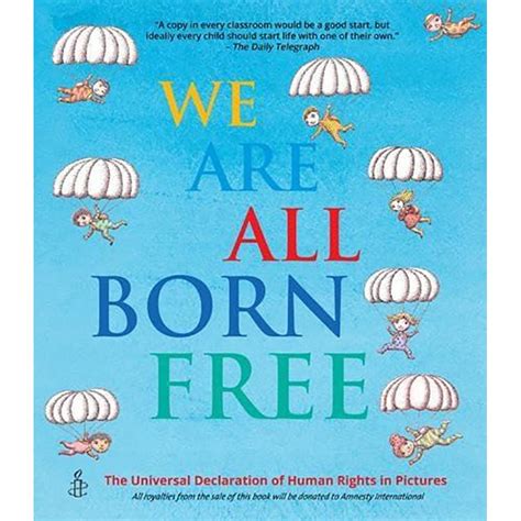 We Are All Born Free Paperback Book Amnesty International