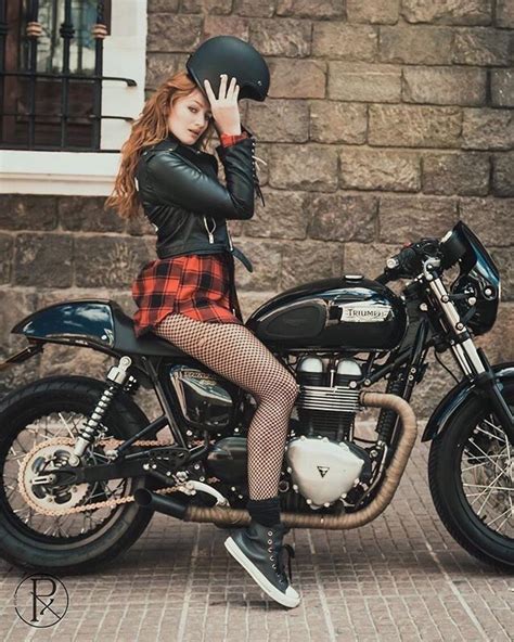 Can We Come With You Rumbleon Motorcycle Babe Biker Bikerbabe Redhead
