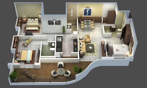 A Spacious 3 Bhk Floor Design By Sdi And The Prospective Interiors